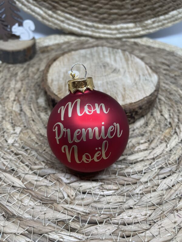 Boule ronde "Mon premier Noël"