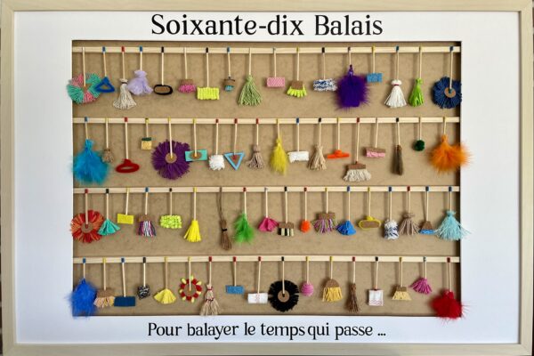 Cadre balais anniversaire